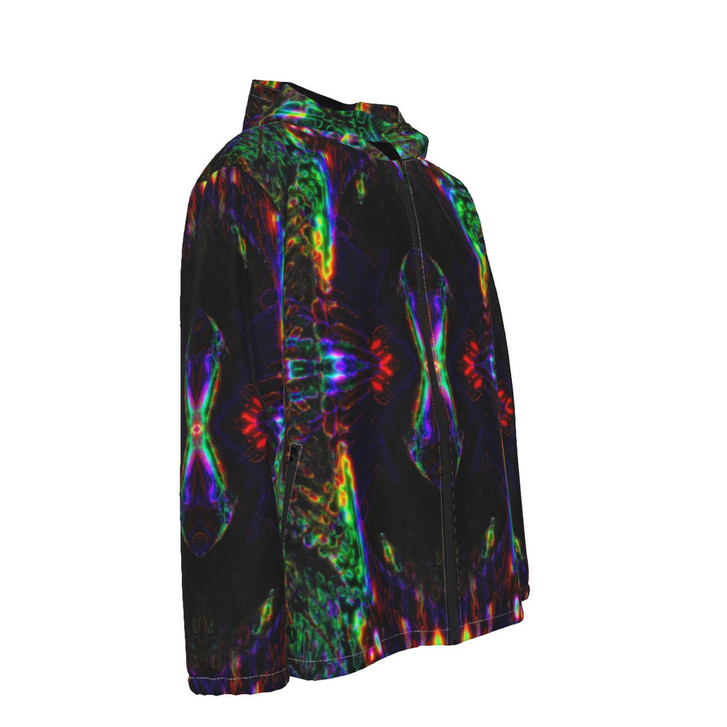 Color High Men's Hooded Zipper Windproof Jacket - Color High Hooded Jacket