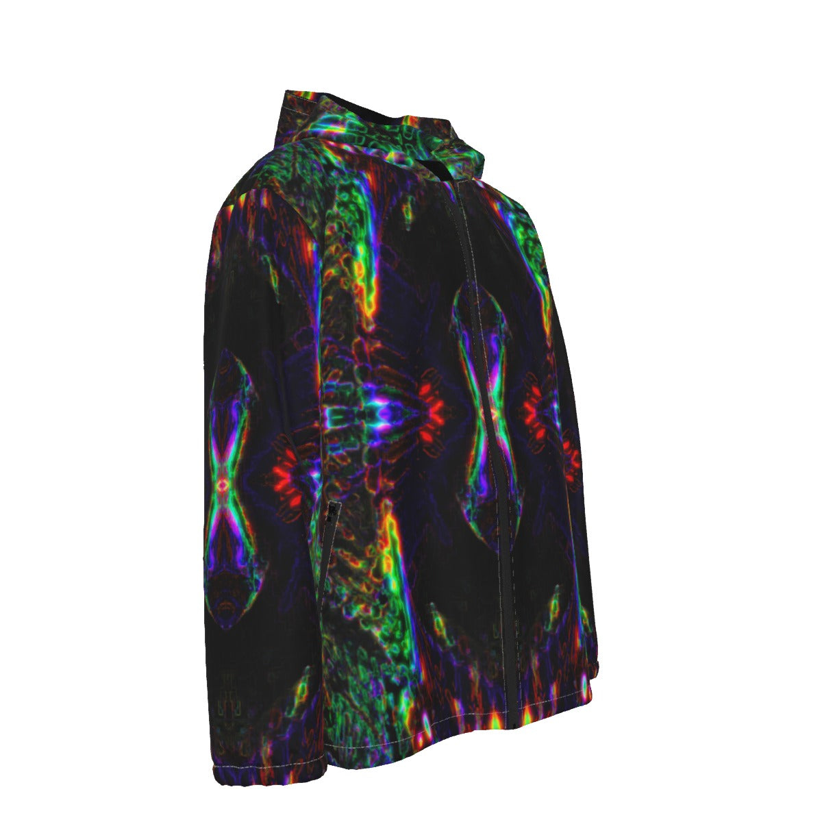 Color High Men's Hooded Zipper Windproof Jacket - Color High Hooded Jacket
