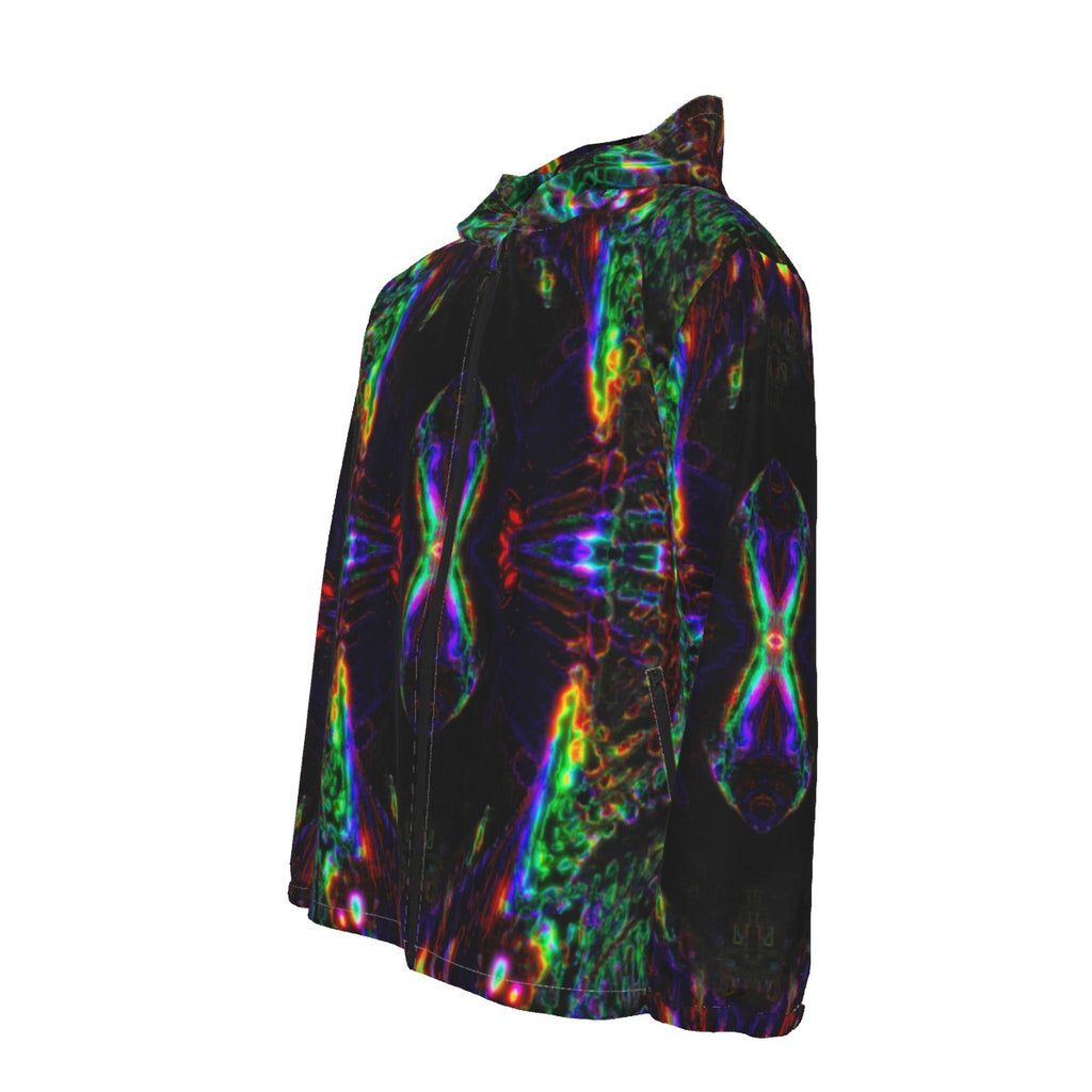 Color High Men's Hooded Zipper Windproof Jacket - Color High Hooded Jacket