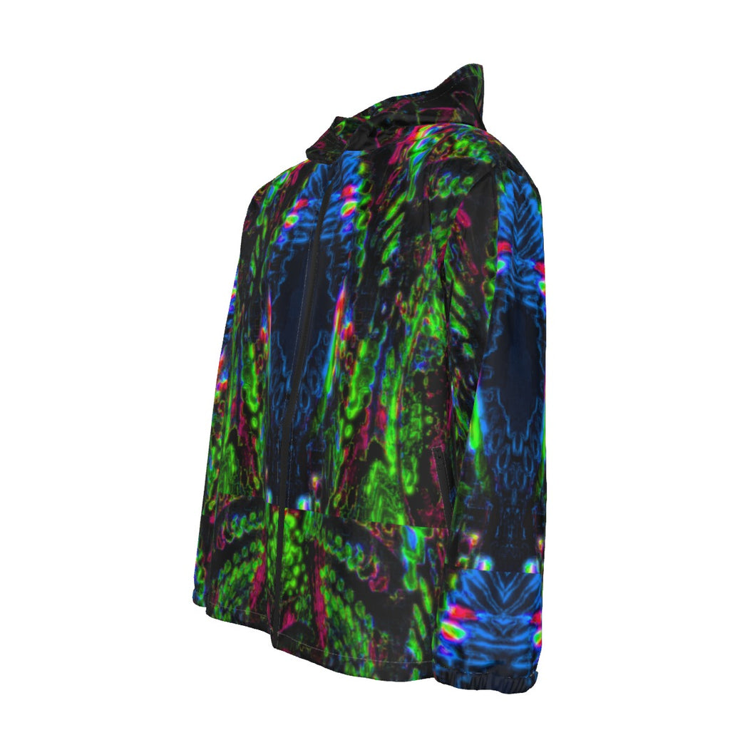 Color High Men's Hooded Zipper Windproof Jacket - Color High Hooded Jacket