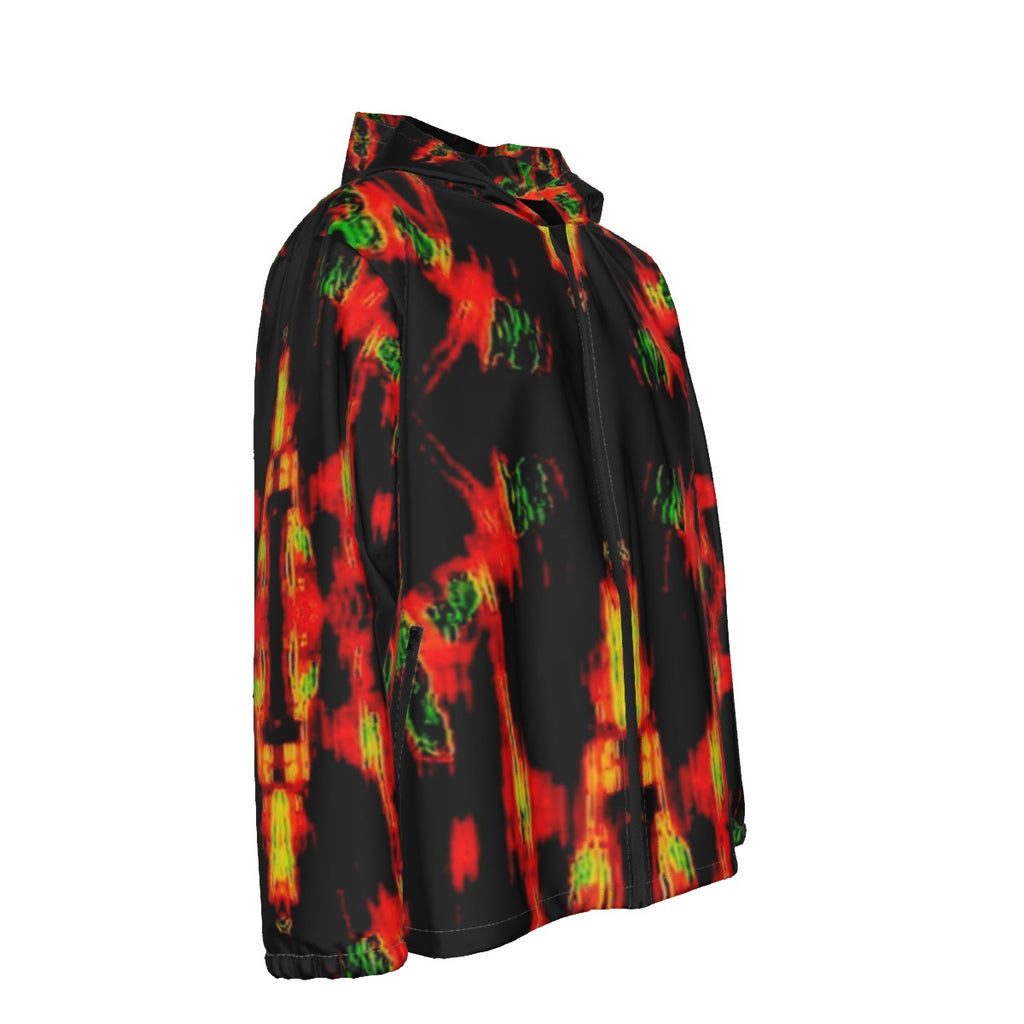 Color High Men's Hooded Zipper Windproof Jacket - Color High Hooded Jacket