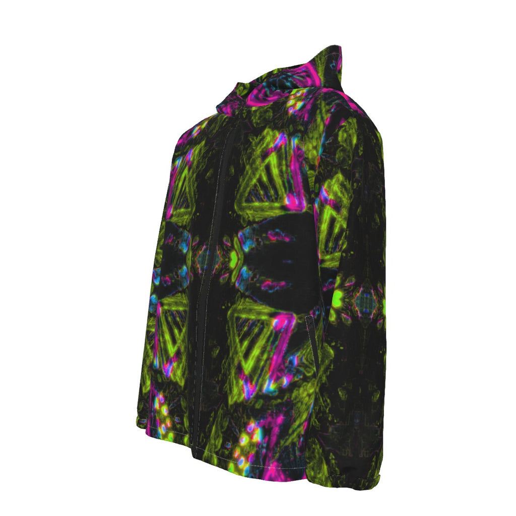 Color High Men's Hooded Zipper Windproof Jacket - Color High Hooded Jacket