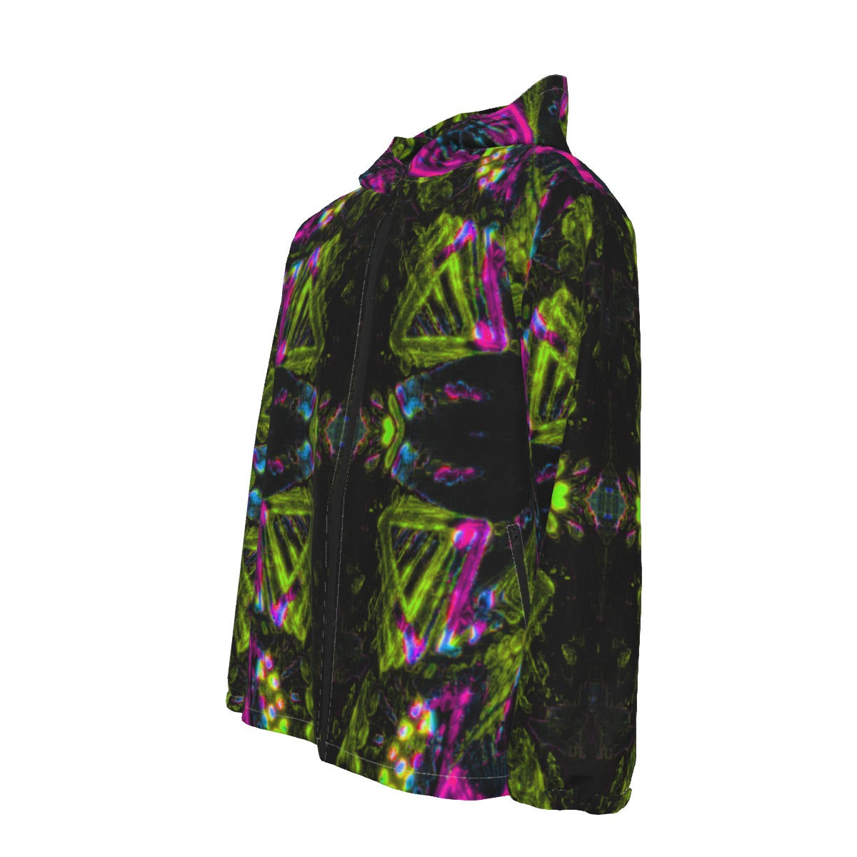 Color High Men's Hooded Zipper Windproof Jacket - Color High Hooded Jacket