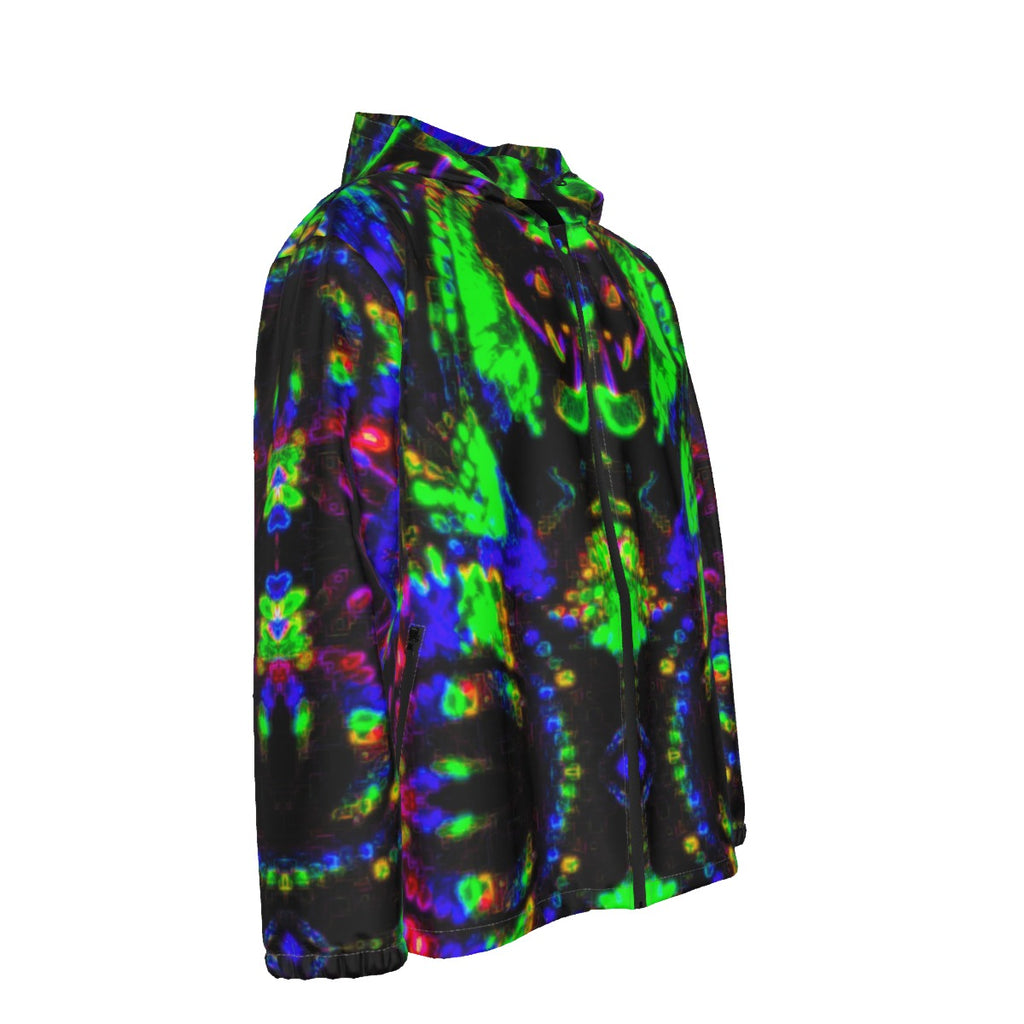 Color High Men's Hooded Zipper Windproof Jacket - Color High Hooded Jacket