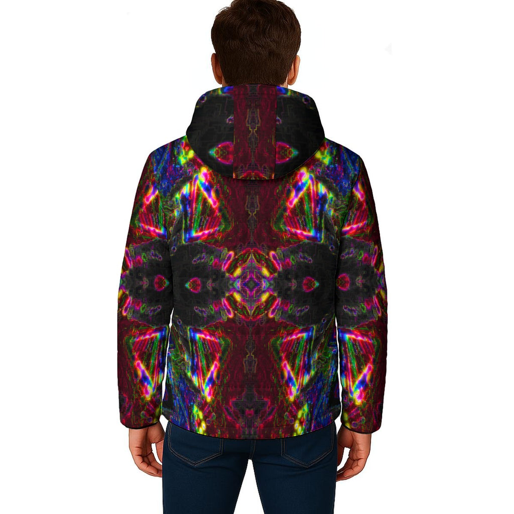 Color High Fashion — Unisex Warm Hooded Jacket - Color High Hooded Jacket