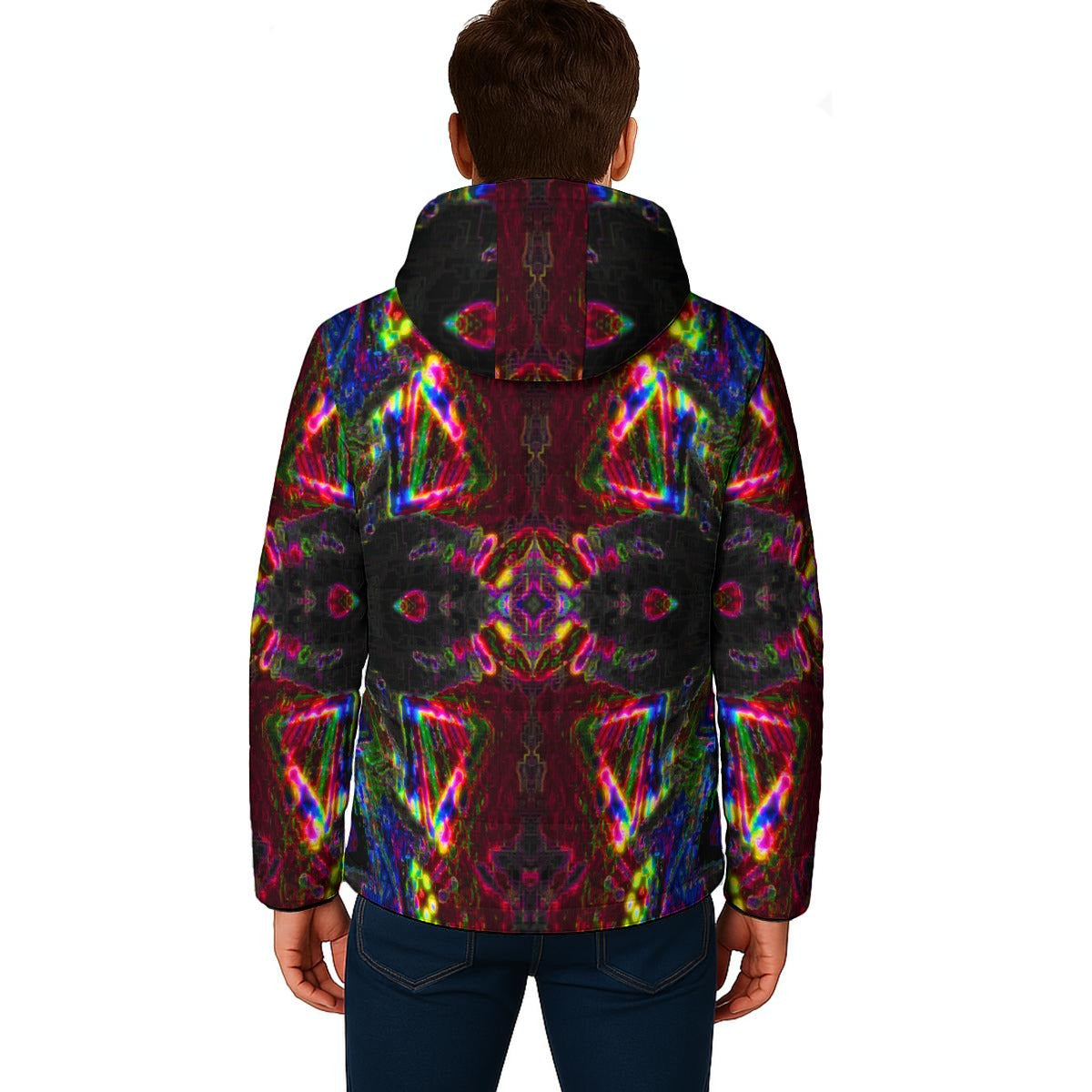 Color High Fashion — Unisex Warm Hooded Jacket - Color High Hooded Jacket