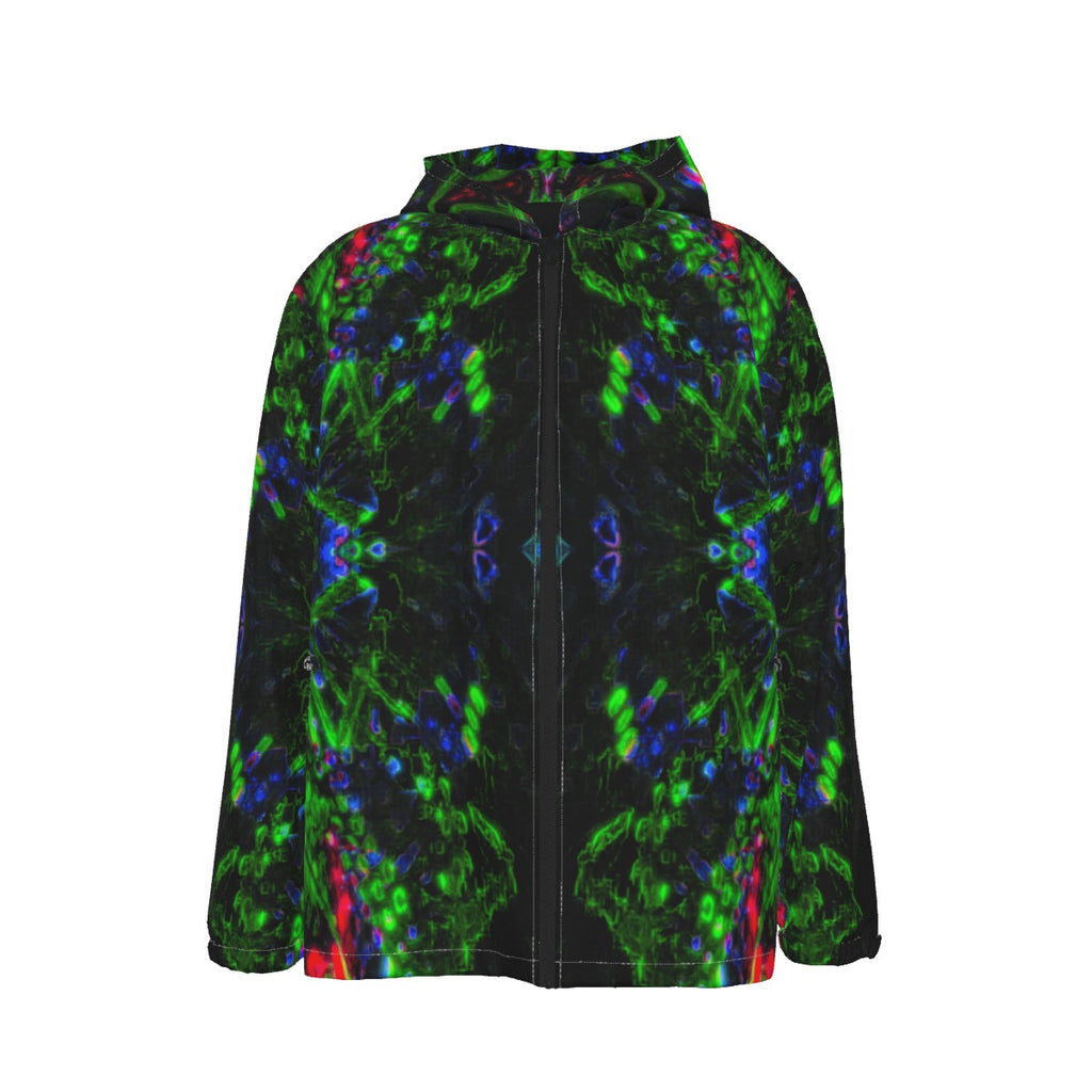 Color High Men's Hooded Zipper Windproof Jacket - Color High Hooded Jacket