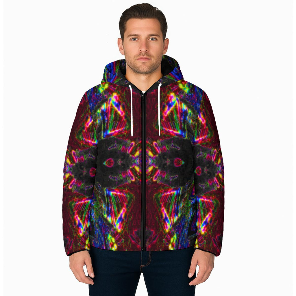 Color High Fashion — Unisex Warm Hooded Jacket - Color High Hooded Jacket
