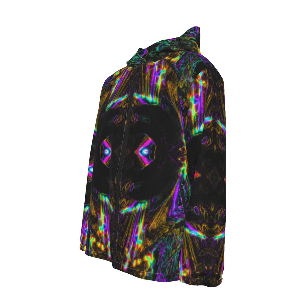 Color High Men's Hooded Zipper Windproof Jacket - Color High Hooded Jacket