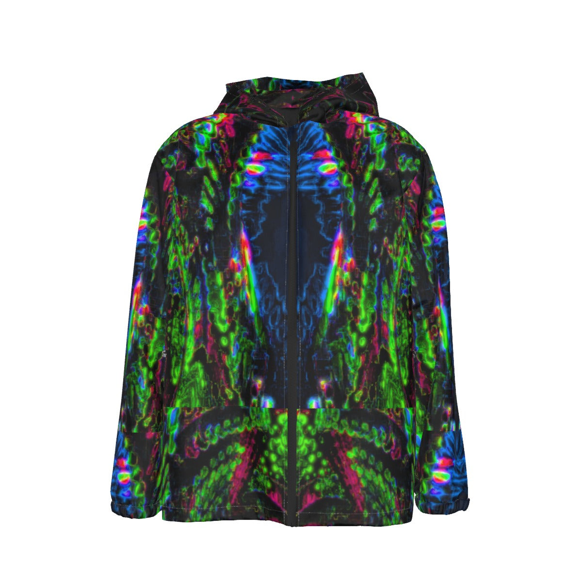 Color High Men's Hooded Zipper Windproof Jacket - Color High Hooded Jacket