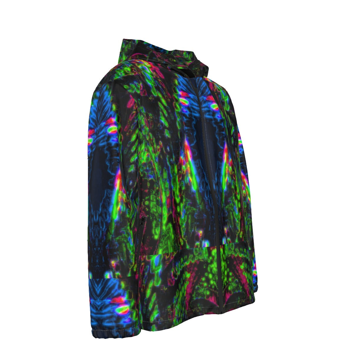 Color High Men's Hooded Zipper Windproof Jacket - Color High Hooded Jacket