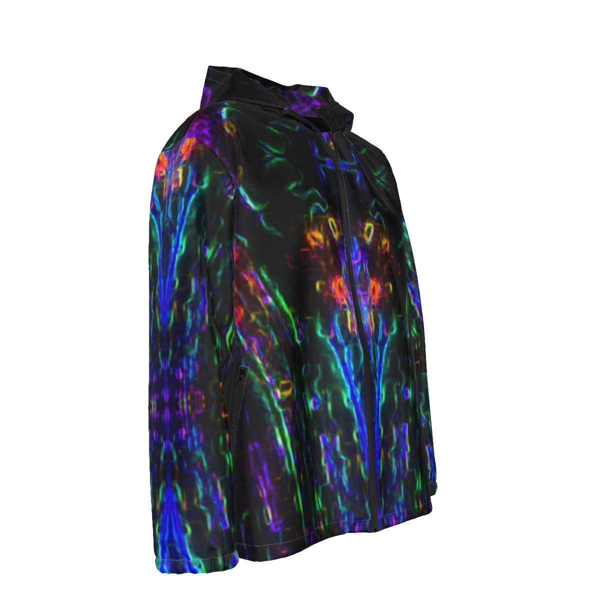 Color High Men's Hooded Zipper Windproof Jacket - Color High Hooded Jacket