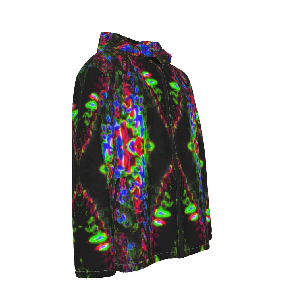Color High Men's Hooded Zipper Windproof Jacket - Color High Hooded Jacket