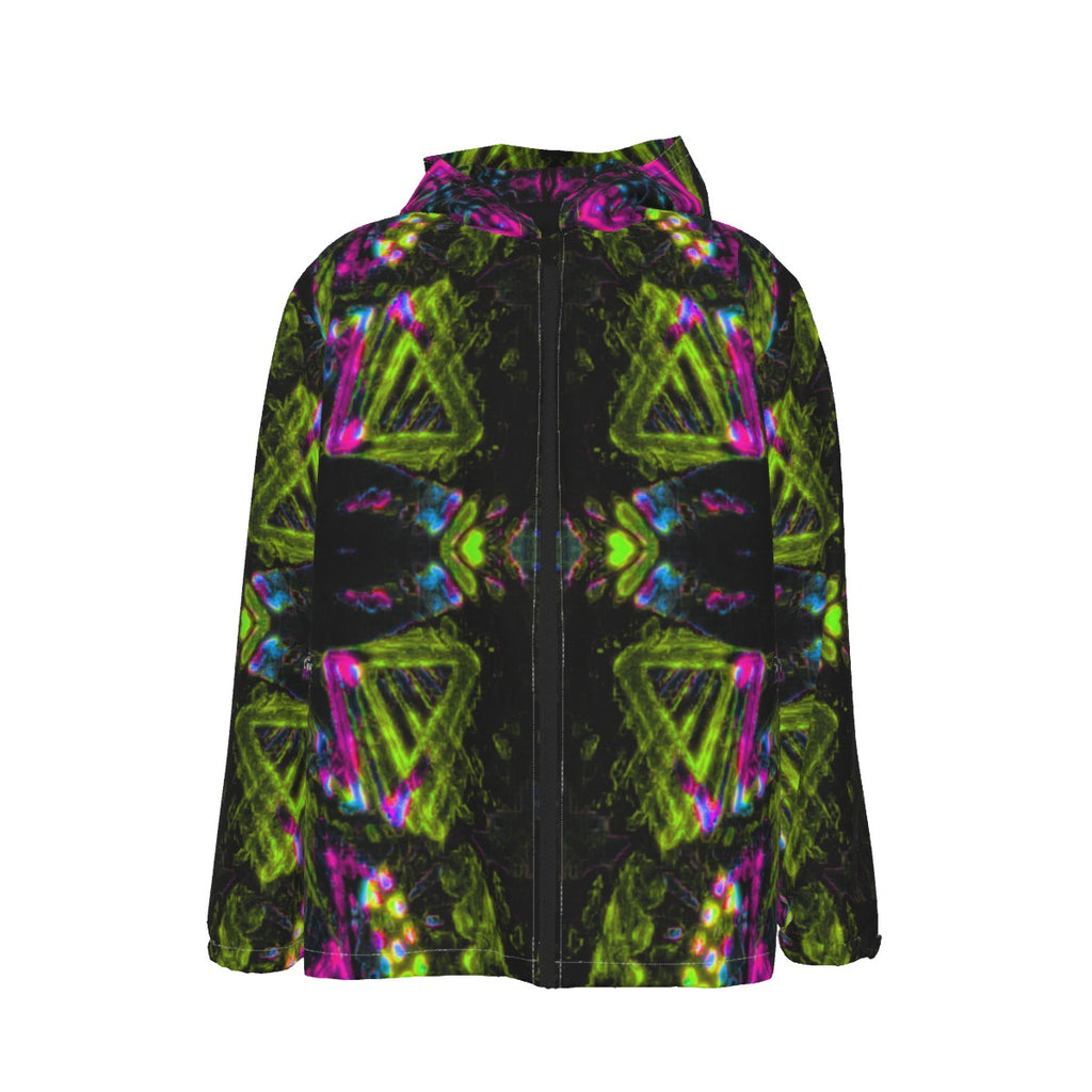 Color High Men's Hooded Zipper Windproof Jacket - Color High Hooded Jacket