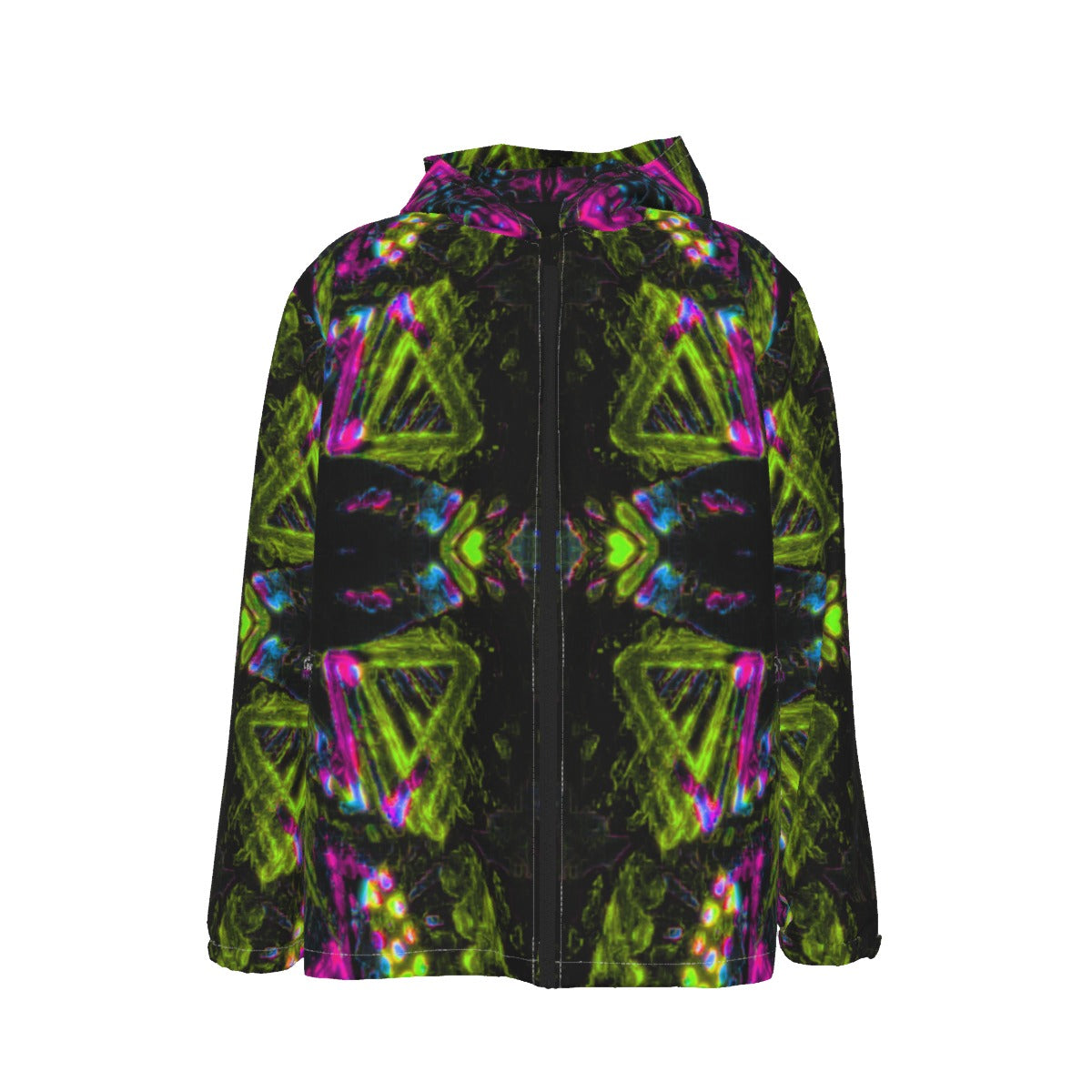 Color High Men's Hooded Zipper Windproof Jacket - Color High Hooded Jacket