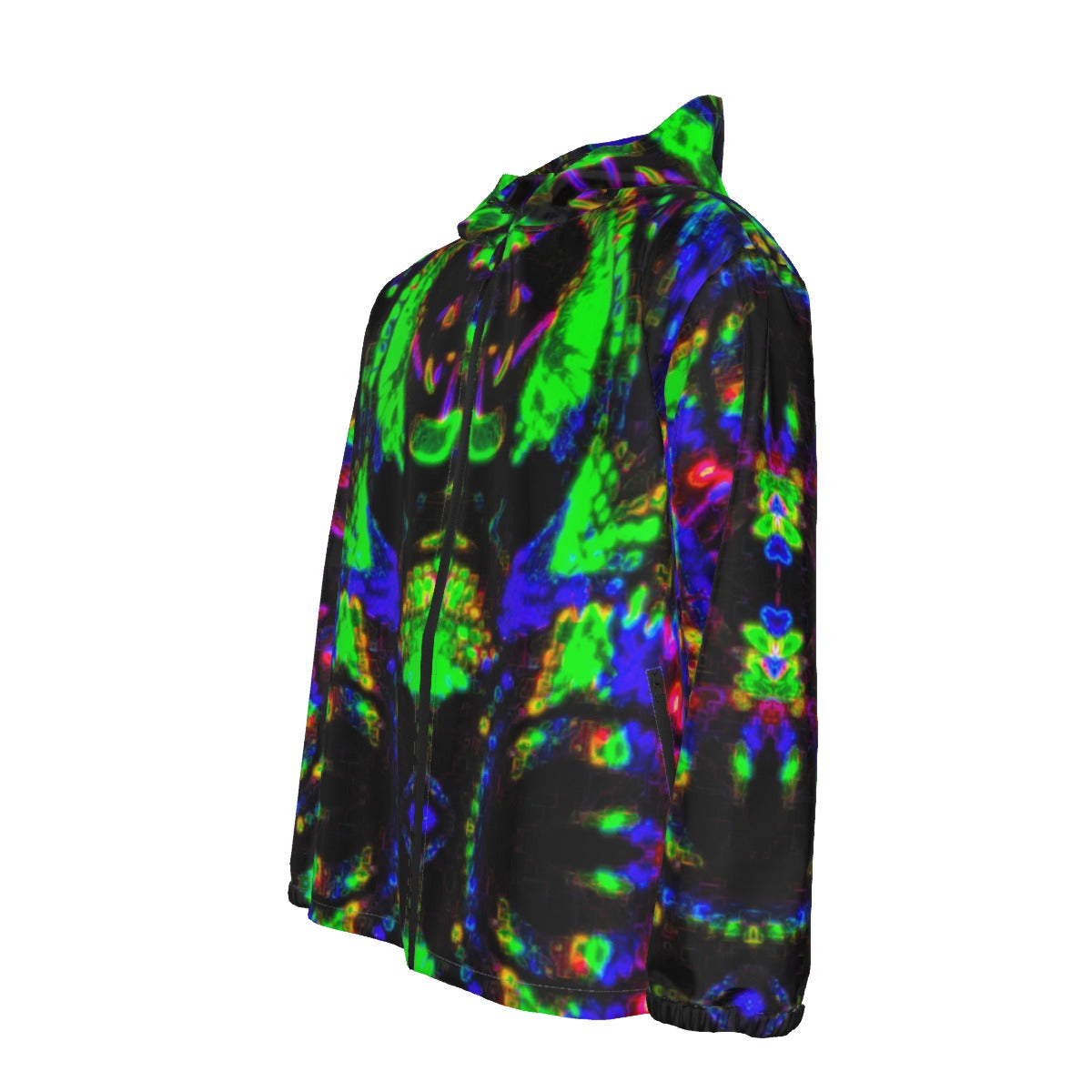 Color High Men's Hooded Zipper Windproof Jacket - Color High Hooded Jacket