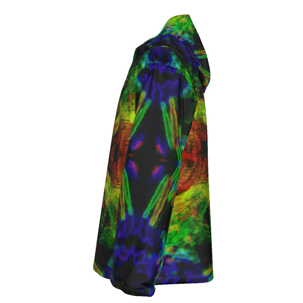 Color High Men's Hooded Zipper Windproof Jacket - Color High Hooded Jacket