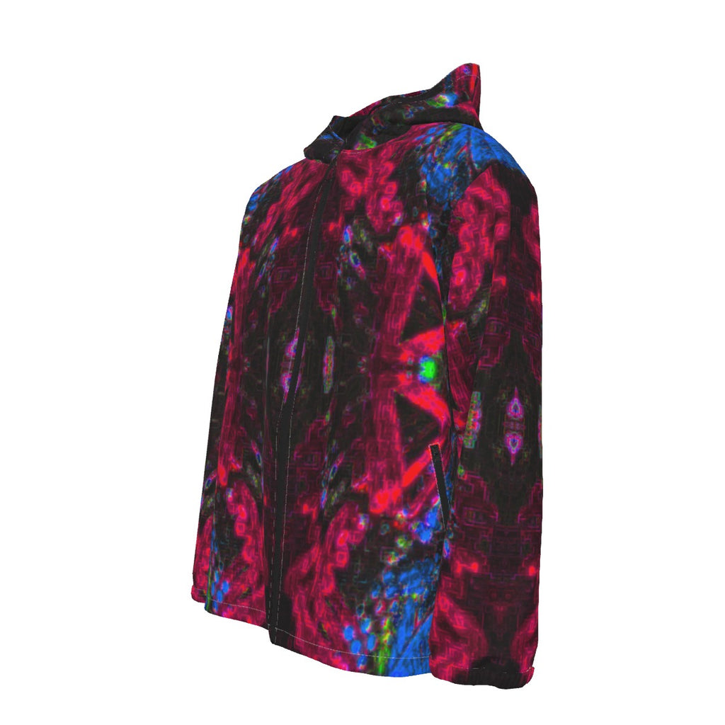 Color High Men's Hooded Zipper Windproof Jacket - Color High Hooded Jacket
