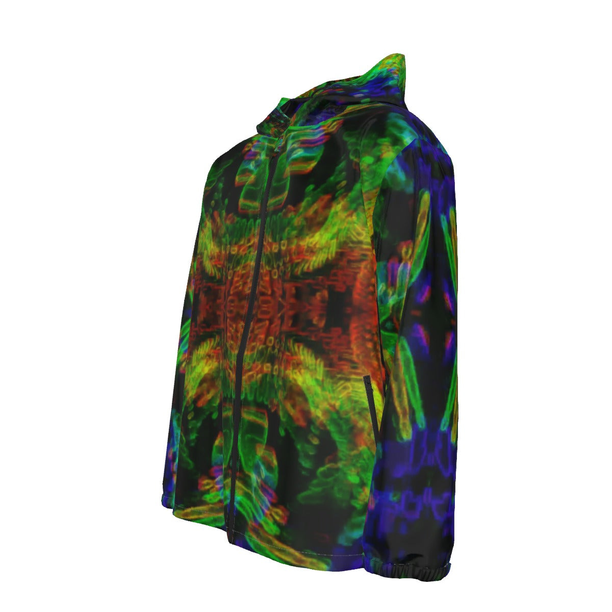 Color High Men's Hooded Zipper Windproof Jacket - Color High Hooded Jacket