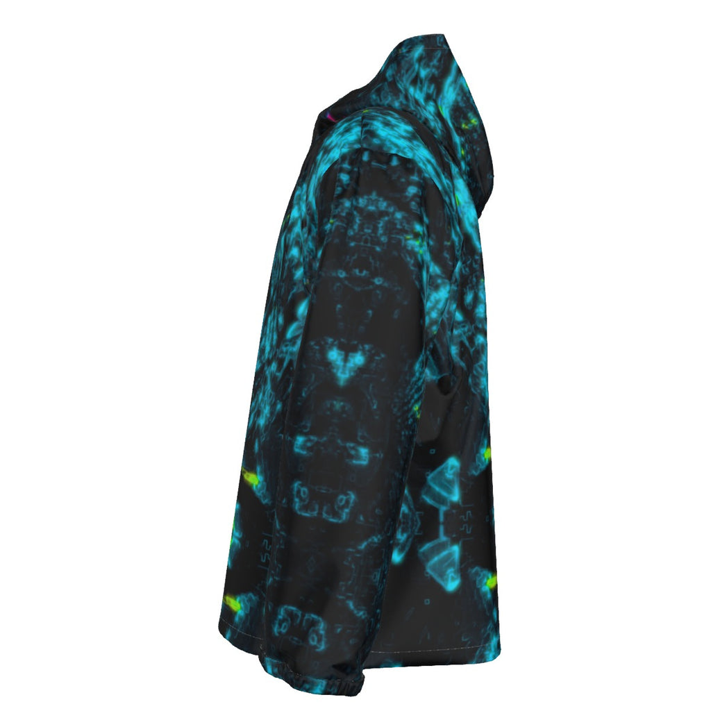 Color High Men's Hooded Zipper Windproof Jacket - Color High Hooded Jacket