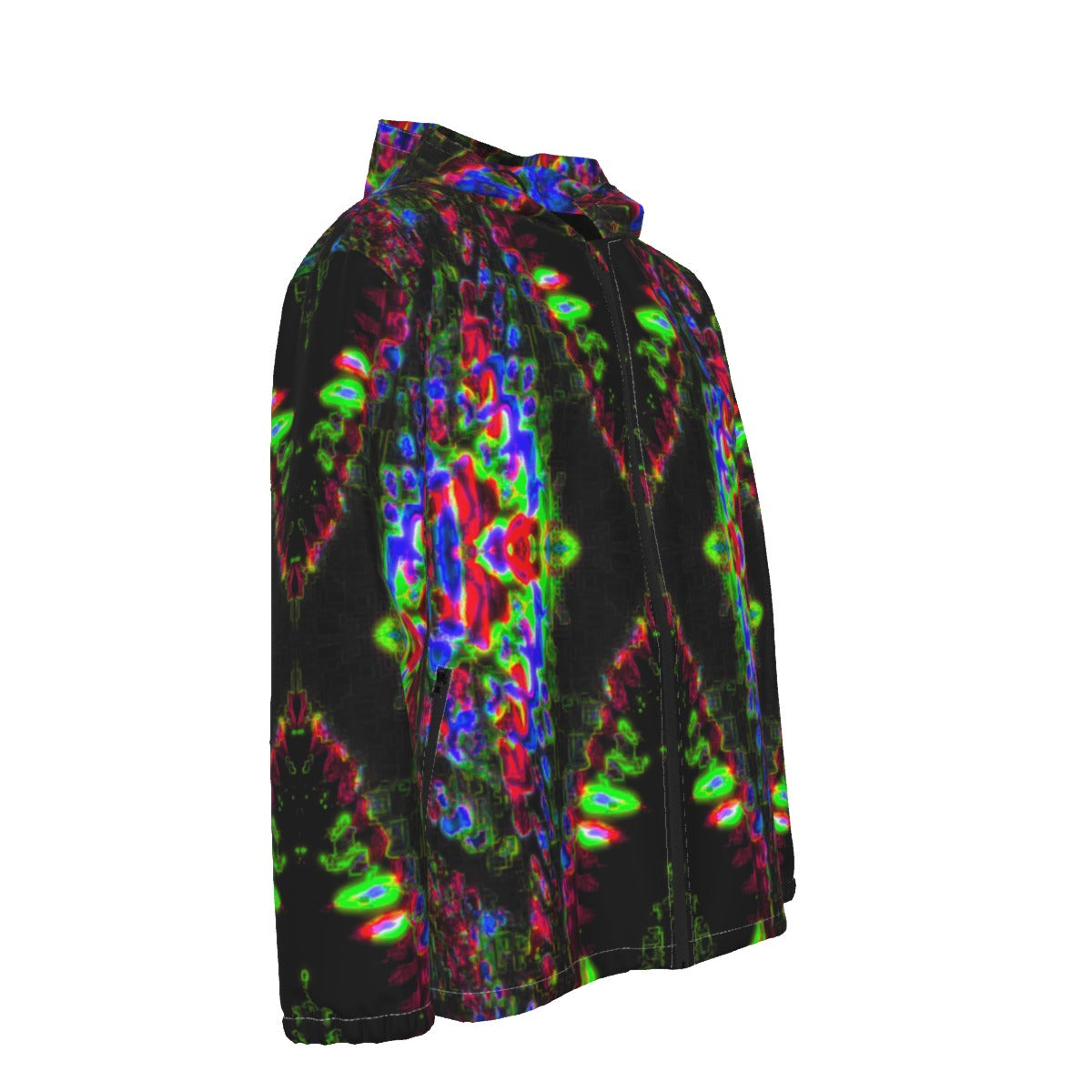 Color High Men's Hooded Zipper Windproof Jacket - Color High Hooded Jacket