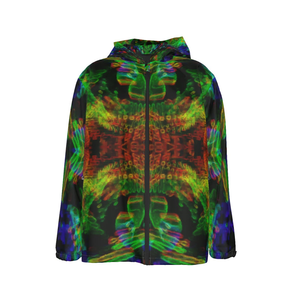 Color High Men's Hooded Zipper Windproof Jacket - Color High Hooded Jacket