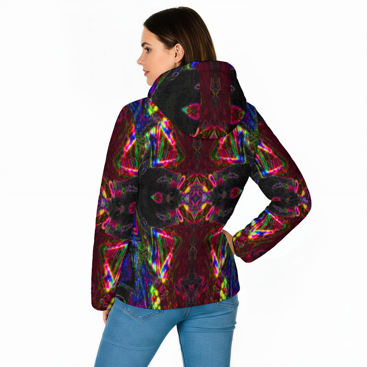 Color High Fashion — Unisex Warm Hooded Jacket - Color High Hooded Jacket