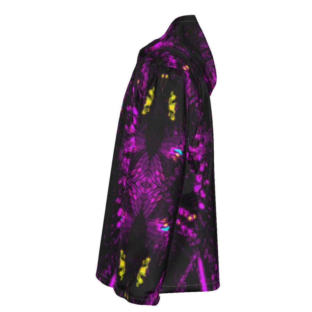 Color High Men's Hooded Zipper Windproof Jacket - Color High Hooded Jacket