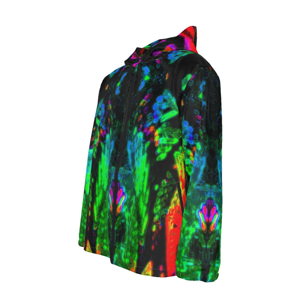 Color High Men's Hooded Zipper Windproof Jacket - Color High Hooded Jacket