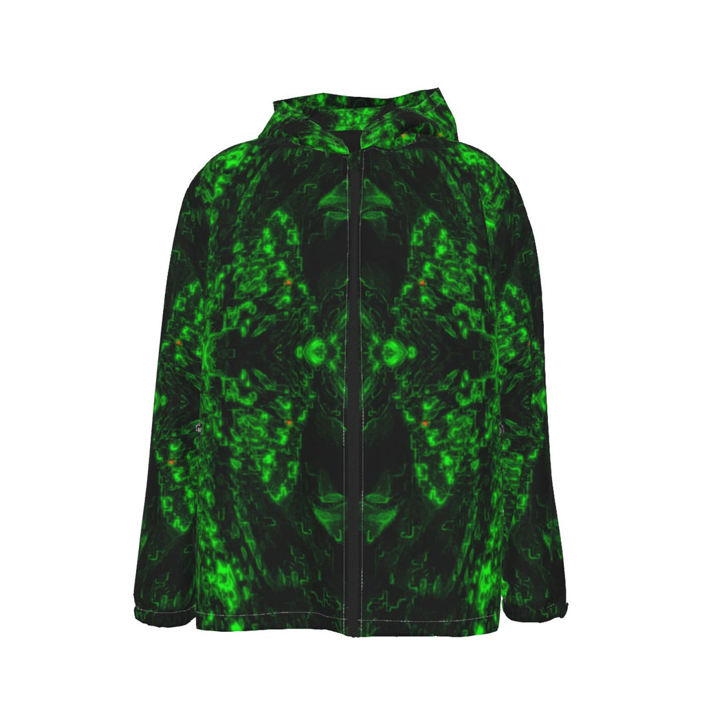 Color High Men's Hooded Zipper Windproof Jacket - Color High Hooded Jacket