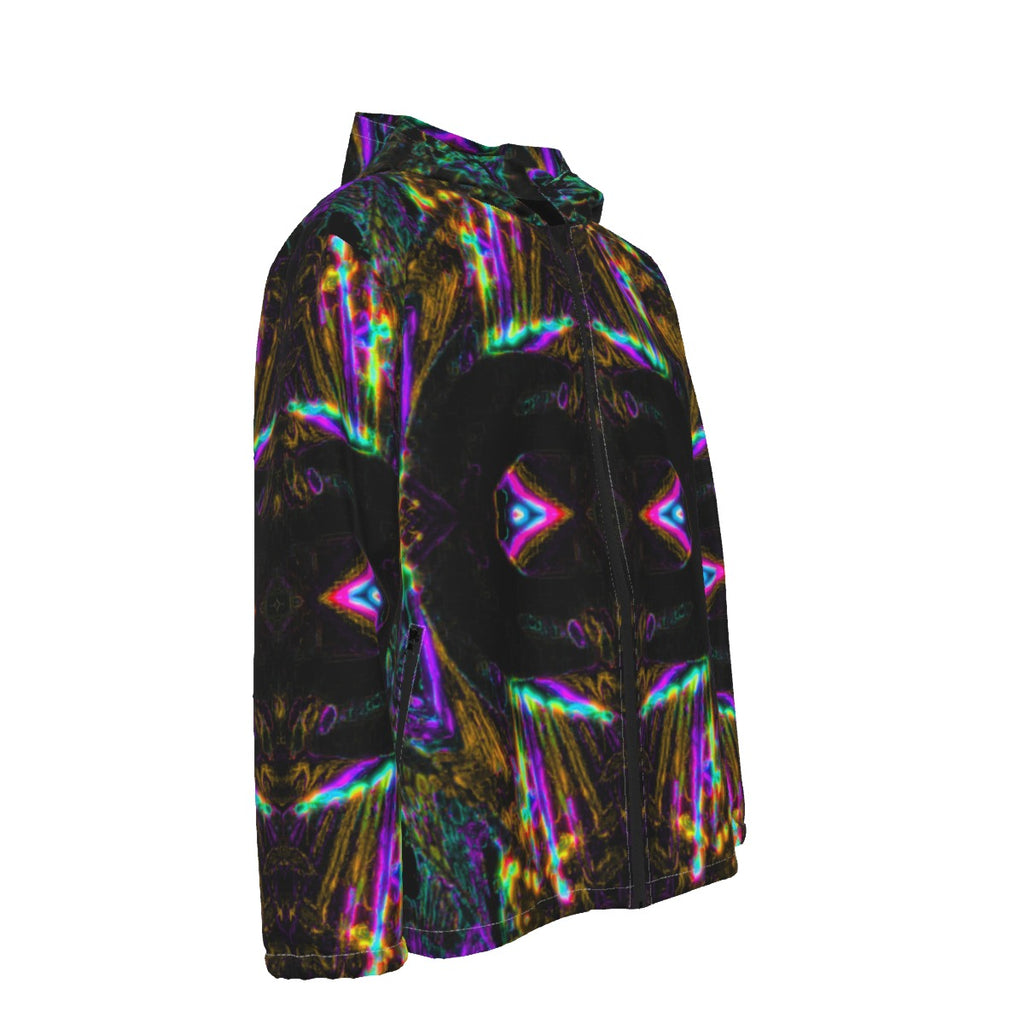 Color High Men's Hooded Zipper Windproof Jacket - Color High Hooded Jacket
