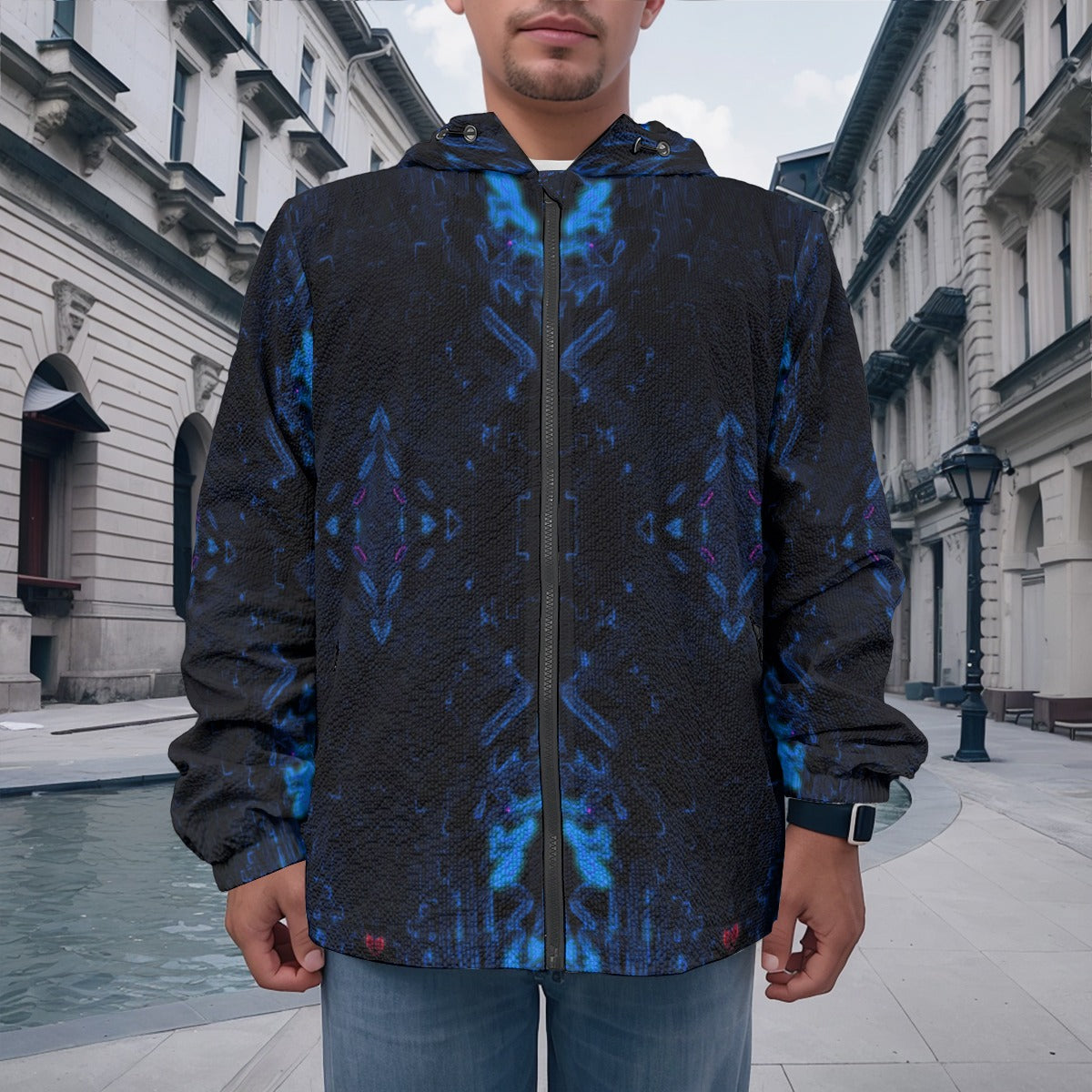 Color High Men's Casual Zipper Jacket - Color High Hooded Jacket
