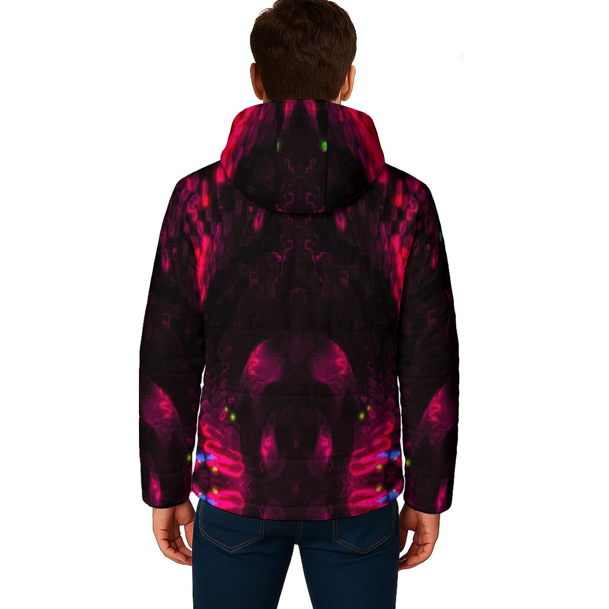Color High Bloodfang — Unisex Warm Hooded Jacket - Color High Hooded Jacket