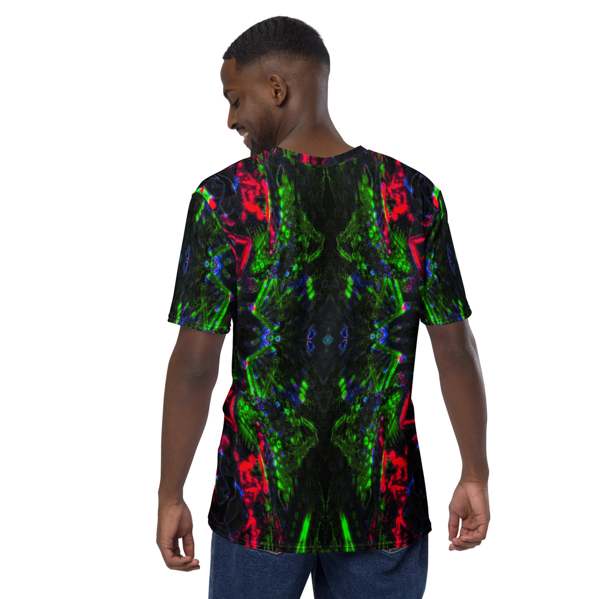 Color High X8 Kaleidoscope All-Over Print Men's T-Shirt - Color High Hooded Jacket