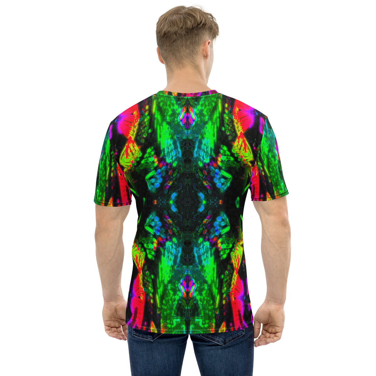Color High X15 Kaleidoscope All-Over Print Men's T-Shirt - Color High Hooded Jacket