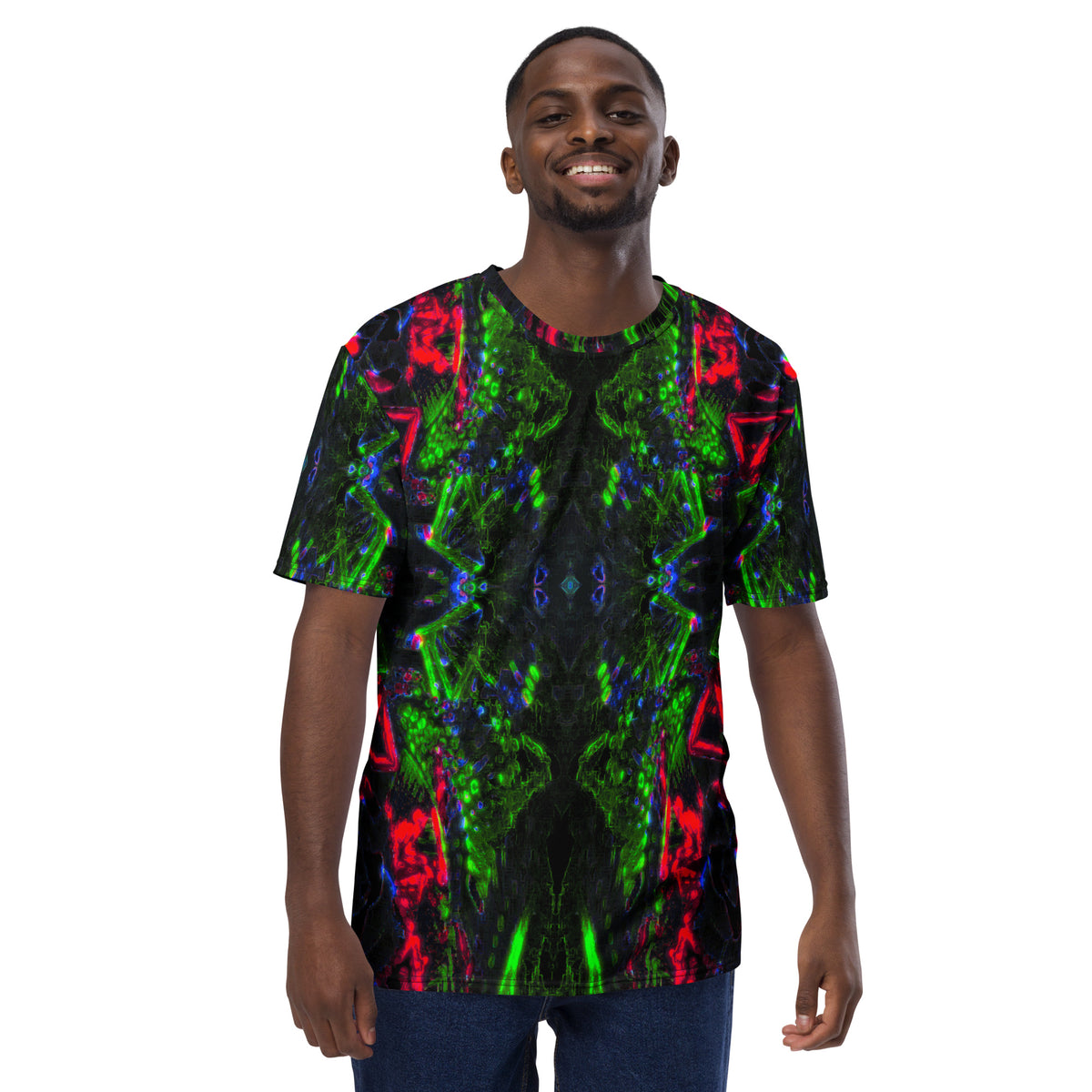 Color High X8 Kaleidoscope All-Over Print Men's T-Shirt - Color High Hooded Jacket