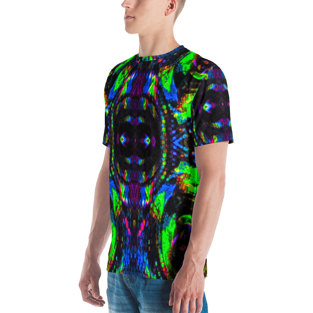Color High X11 Kaleidoscope All-Over Print Men's T-Shirt - Color High Hooded Jacket