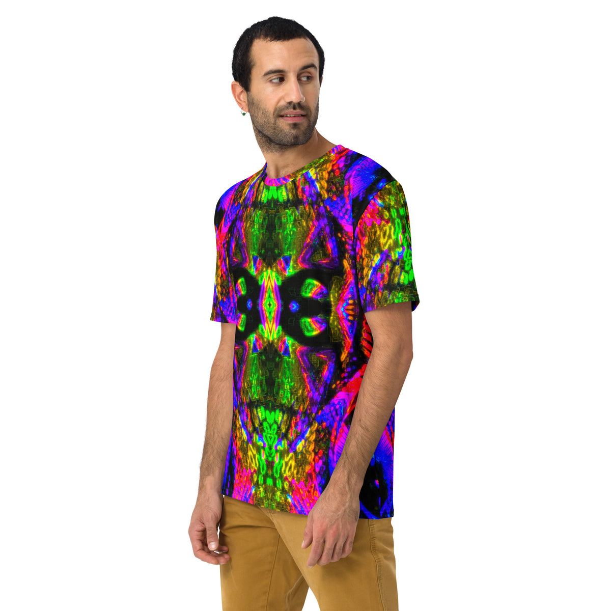 Color High X14 Kaleidoscope All-Over Print Men's T-Shirt - Color High Hooded Jacket