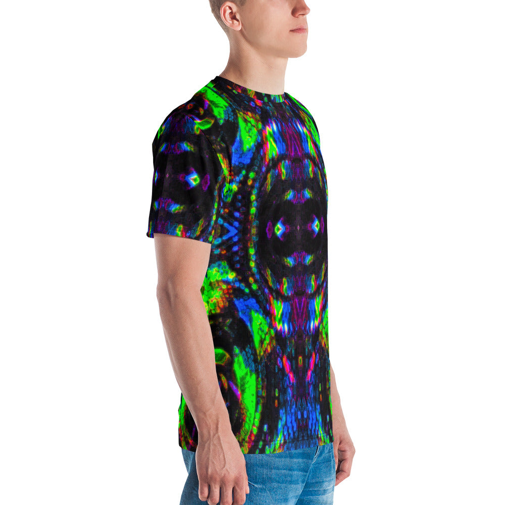 Color High X11 Kaleidoscope All-Over Print Men's T-Shirt - Color High Hooded Jacket