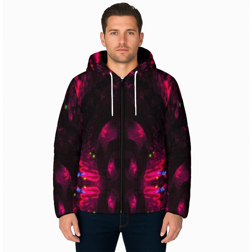 Color High Bloodfang — Unisex Warm Hooded Jacket - Color High Hooded Jacket