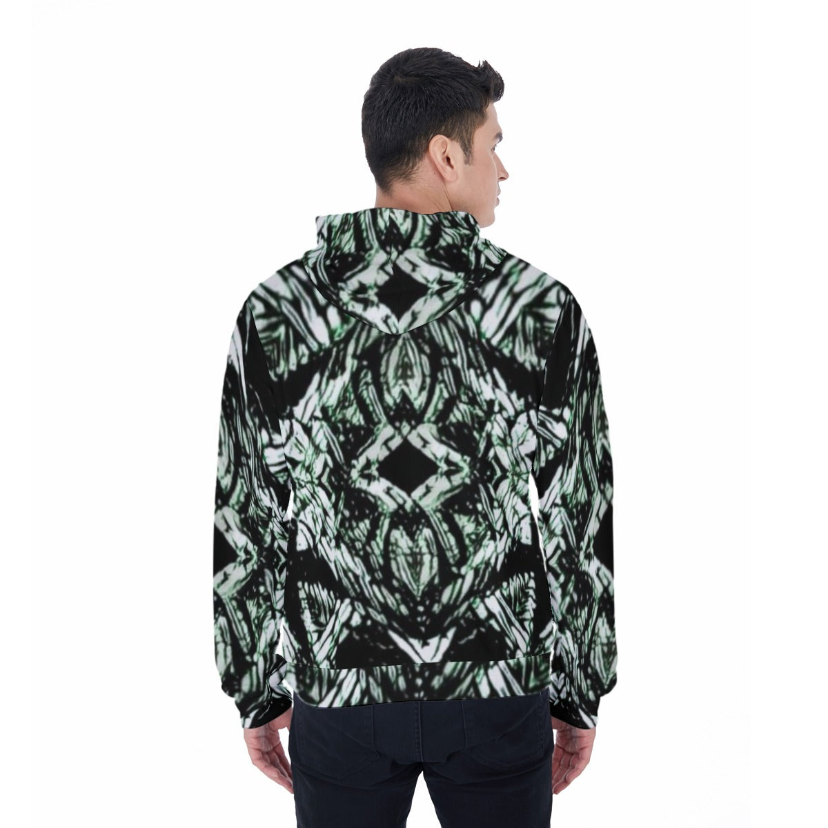 Color High Micro Fleece — Men's Micro Fleece Zip-Up Hoodie - Color High Hooded Jacket